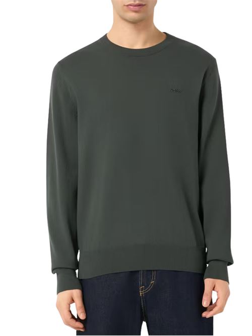 Maglione girocollo in cotone Hugo Boss | 50556344348